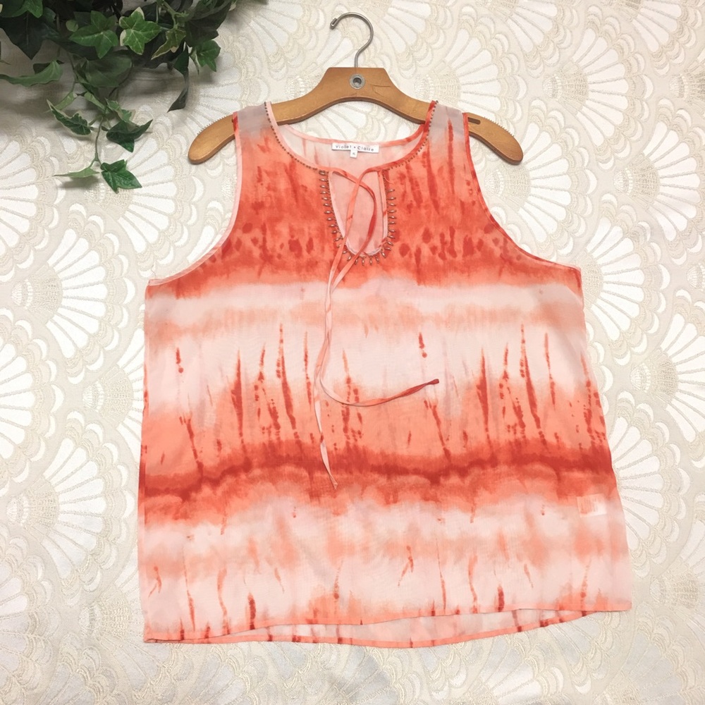 CLOSING CLOSET 🆘 Flowy Top - Sleeveless Sz XL